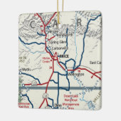 Price Utah Map Keramikornament (Links)