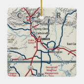 Price Utah Map Keramikornament (Rückseite)