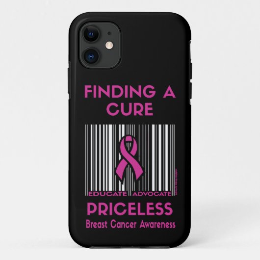 PRICELESS... Brustkrebs Case-Mate iPhone Hülle (Rückseite)