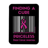 PRICELESS... Brustkrebs Magnet (Vertikal)