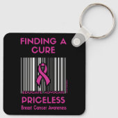 PRICELESS... Brustkrebs Schlüsselanhänger (Rückseite)