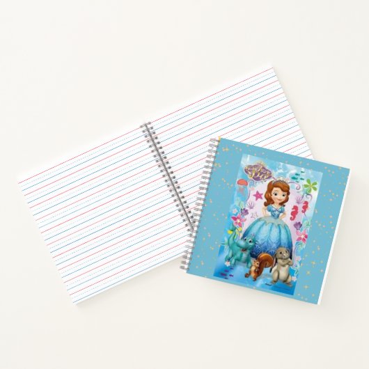Pricess Sofia Spiral Notebook Notizblock (Innenseite)