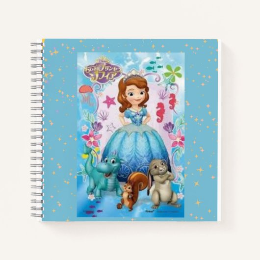 Pricess Sofia Spiral Notebook Notizblock (Vorderseite)