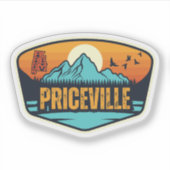 Priceville, Alabama Aufkleber (Vorderseite)