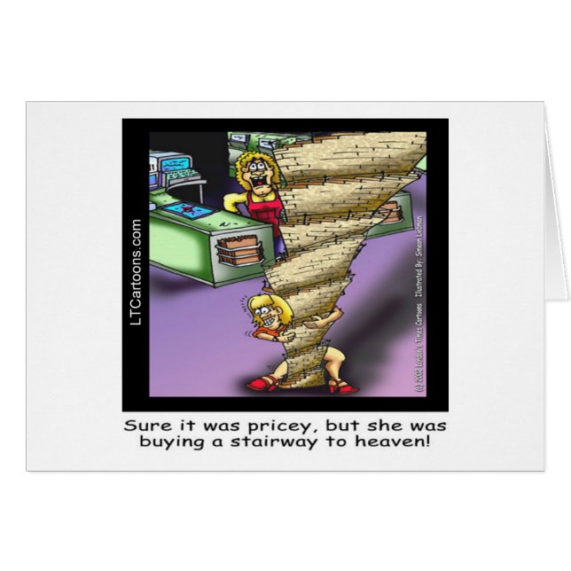 Pricey Himmlisch Treppe Funny (Vorderseite (Horizontal))