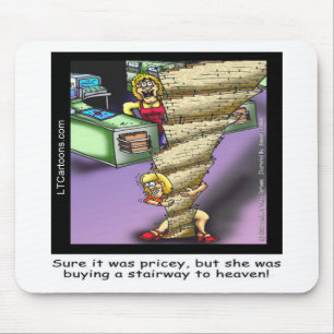 Pricey Himmlisch Treppe Funny Mousepad