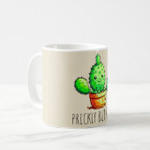 Prickeln, aber niedlich kaffeetasse (Vorderseite Links)