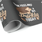 Prickeln-Igel-Lover-Wald-Fans Geschenkpapier (Rolleneckpunkt)