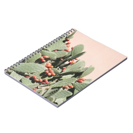 Prickley Birnen-Kaktus Notizblock (Linke Seite)