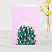 Prickley Cactus pink Karte (Gelbe Blume)