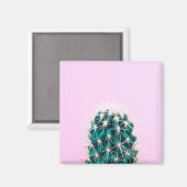 Prickley Cactus pink Magnet (Vorderseite/Rückseite)
