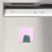 Prickley Cactus pink Magnet (In Situ (Geschirrspüler))