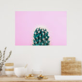 Prickley Cactus pink Poster (Küche)