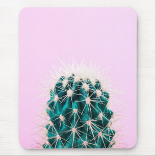 Prickley Kaktus auf Rosa Mousepad