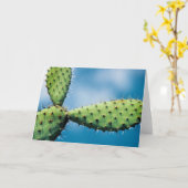 Prickley Kaktus Karte (Gelbe Blume)