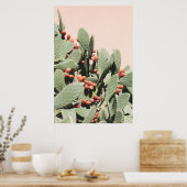Prickley Pear Cactus Poster (Küche)