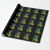 Pricklish Funny Cactus Puns Dark BG Geschenkpapier (Ungerollt)