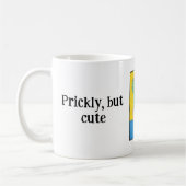 Prickly, aber niedlich, Ihr Name, Kakteen zeichnen Kaffeetasse (Links)
