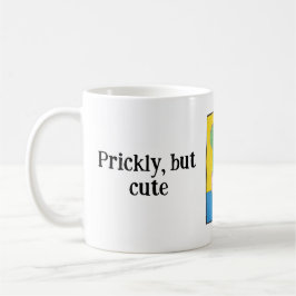 Prickly, aber niedlich, Ihr Name, Kakteen zeichnen Kaffeetasse
