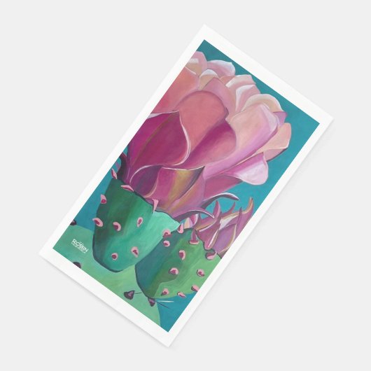 Prickly Birne Art on Guest Handtuch Serviette (Ecke)