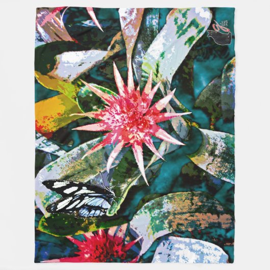 Prickly Bromie Fleecedecke (Vorderseite)