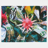 Prickly Bromie Fleecedecke (Vorderseite (Horizontal))