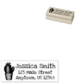 Prickly Cactus Potted Pflanze Personalisierte Adre Gummistempel (Stempel)