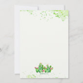 Prickly Einladung (Rückseite)