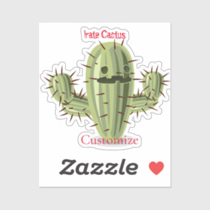 Prickly Irate Cactus Thunder_Cove Aufkleber