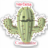 Prickly Irate Cactus Thunder_Cove Aufkleber (Vorderseite)