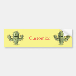 Prickly Irate Cactus Thunder_Cove Autoaufkleber