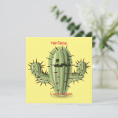 Prickly Irate Cactus Thunder_Cove Einladung (Stehend Vorderseite)