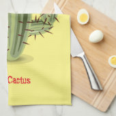 Prickly Irate Cactus Thunder_Cove Geschirrtuch (Viertel Falte)