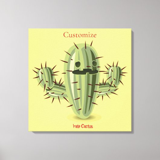 Prickly Irate Cactus Thunder_Cove Leinwanddruck (Vorderseite)