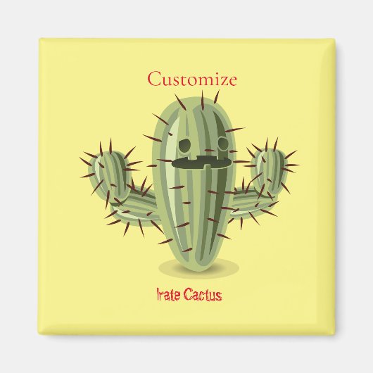 Prickly Irate Cactus Thunder_Cove Magnet (Vorne)