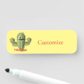 Prickly Irate Cactus Thunder_Cove Namensschild (Beispiel)