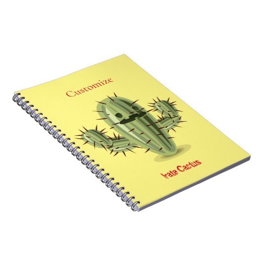Prickly Irate Cactus Thunder_Cove Notizblock (Rechte Seite)