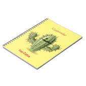 Prickly Irate Cactus Thunder_Cove Notizblock (Linke Seite)