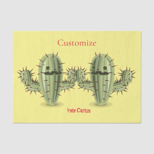 Prickly Irate Cactus Thunder_Cove Seidenpapier (Vorderseite)