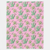 Prickly Paradise Fleecedecke (Vorderseite)