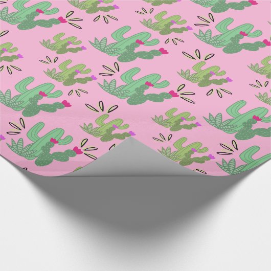 Prickly Paradise Geschenkpapier (Ecke)