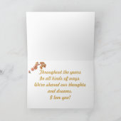 Prickly Pear Bloom Annivers Card Karte (Innenseite)