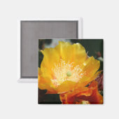 Prickly Pear Blossom Magnet (Vorderseite/Rückseite)