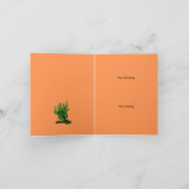 Prickly Pear Cacti Cactus Sunset Greeting Card Karte (Innenseite)