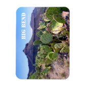 Prickly Pear Cactus Big Bend National Park Magnet (Vertikal)