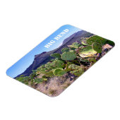 Prickly Pear Cactus Big Bend National Park Magnet (Linke Seite)