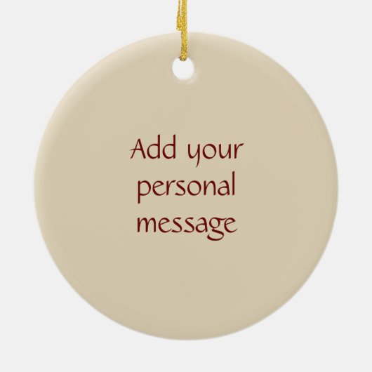 Prickly Pear Cactus Fruit Keramik Ornament (Hinten)