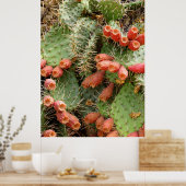 Prickly Pear Cactus Poster (Küche)