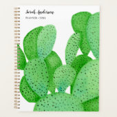 Prickly Pear Cactus Script Personalisiert Planer (Vorderseite)
