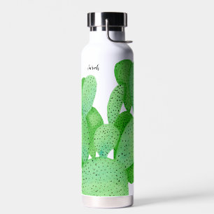 Prickly Pear Cactus Script Personalisiert Trinkflasche